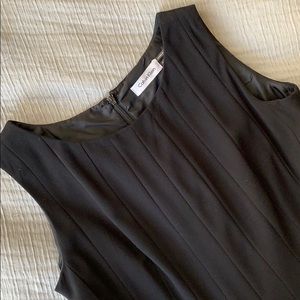 Calvin Klein Black Fit and Flare Dress, size 2